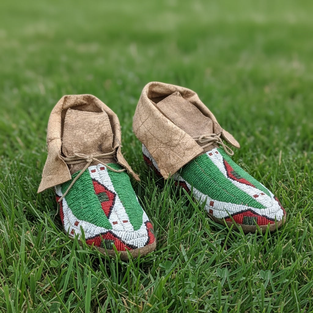 Native American Beaded moccasin