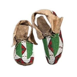 Native American Beaded Moccasin