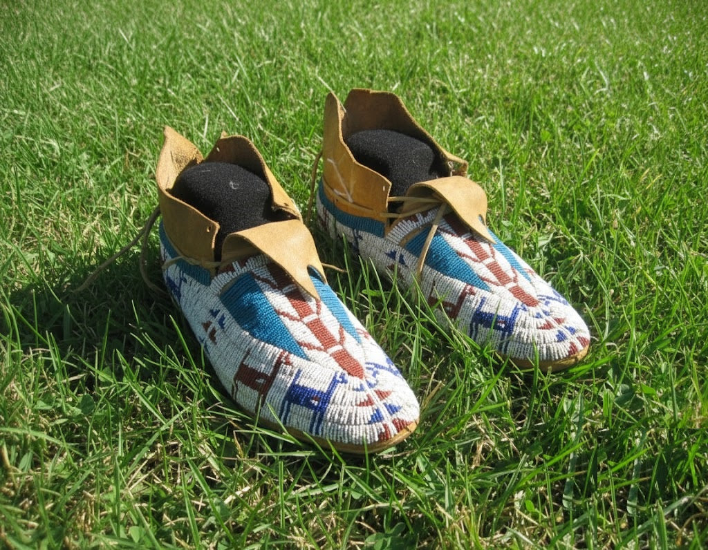 Native American Beaded moccasin