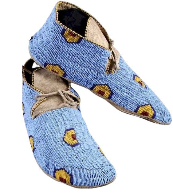 Native American Beaded Moccasin