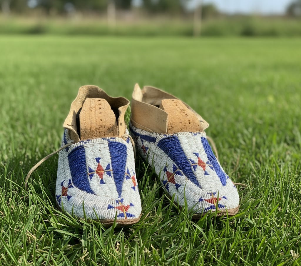 Native American Beaded moccasin
