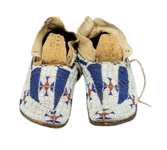 Native American Beaded Moccasin