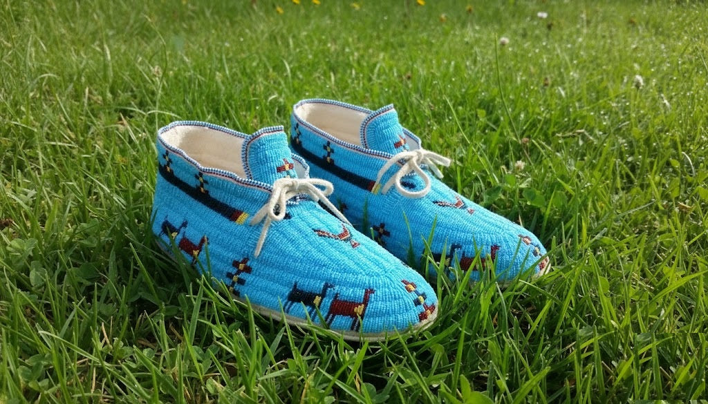 Native American Beaded moccasin