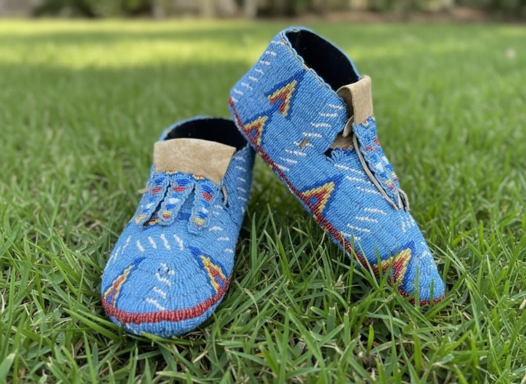 Native American Beaded moccasin