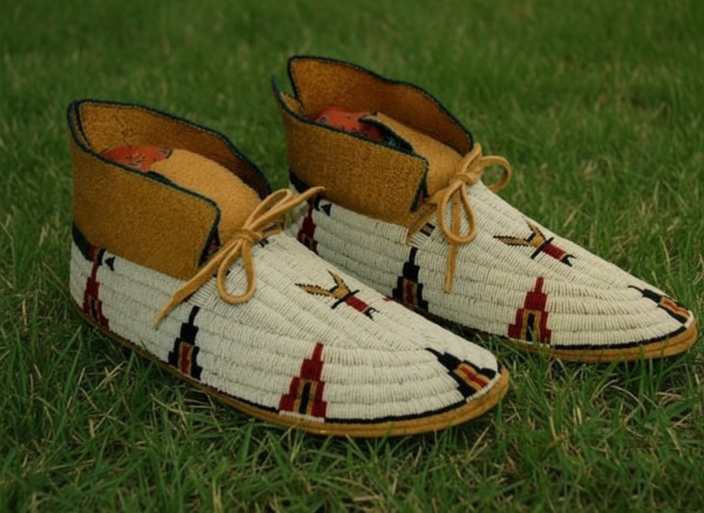 Native American Beaded moccasin
