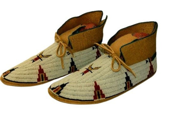 Native American Beaded Moccasin