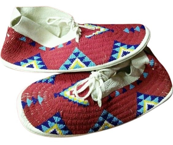 Native American Beaded Moccasin