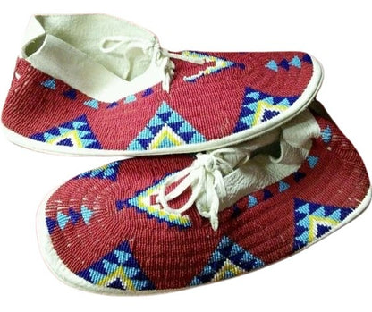 Native American Beaded Moccasin