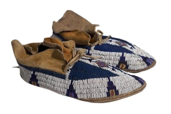 Native American Beaded Moccasin