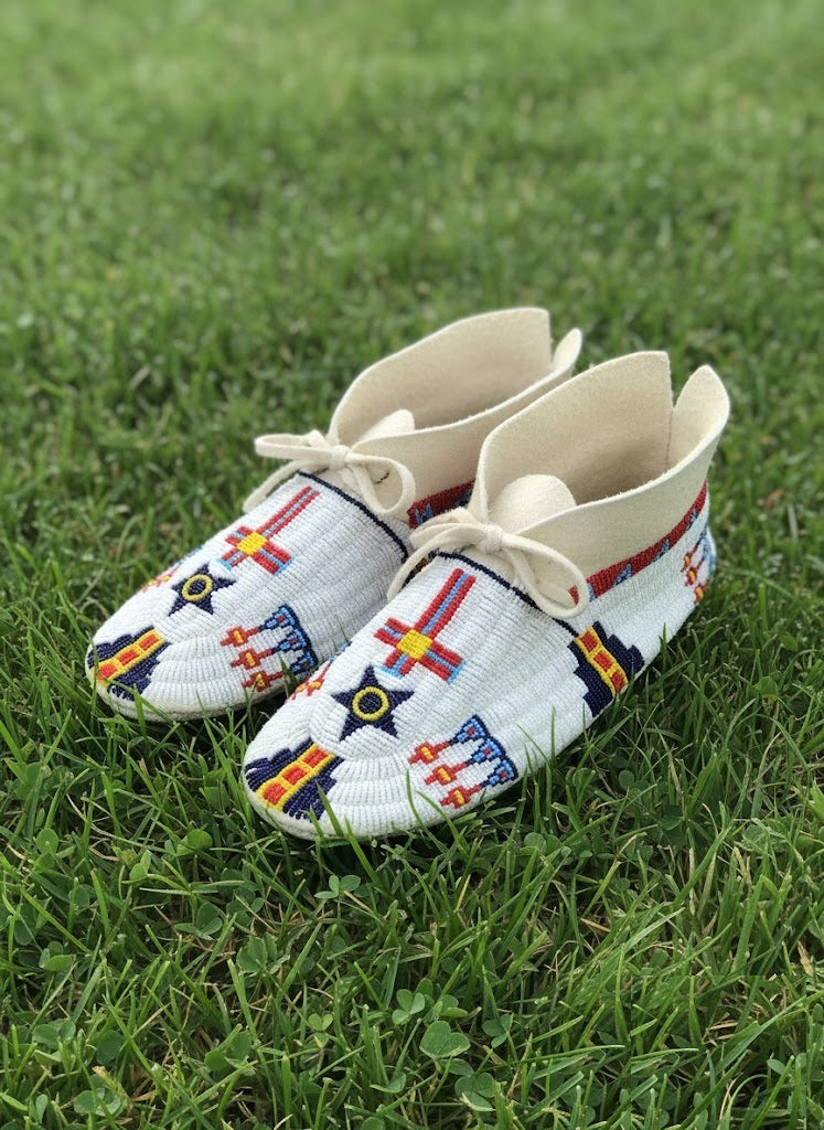 Native American Beaded moccasin