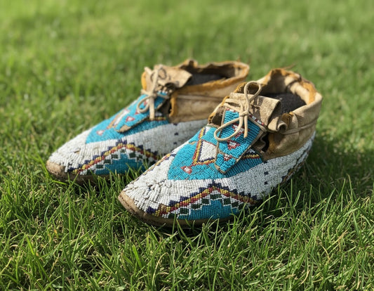 Native American Beaded moccasin