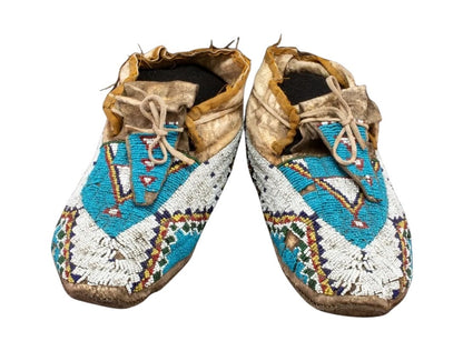 Native American Beaded Moccasin
