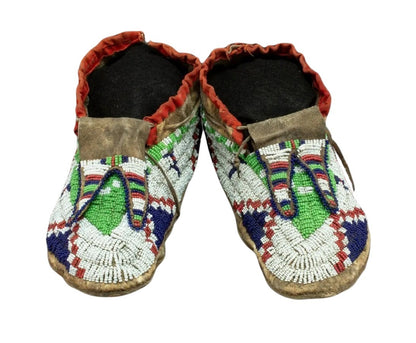 Native American Beaded Moccasin