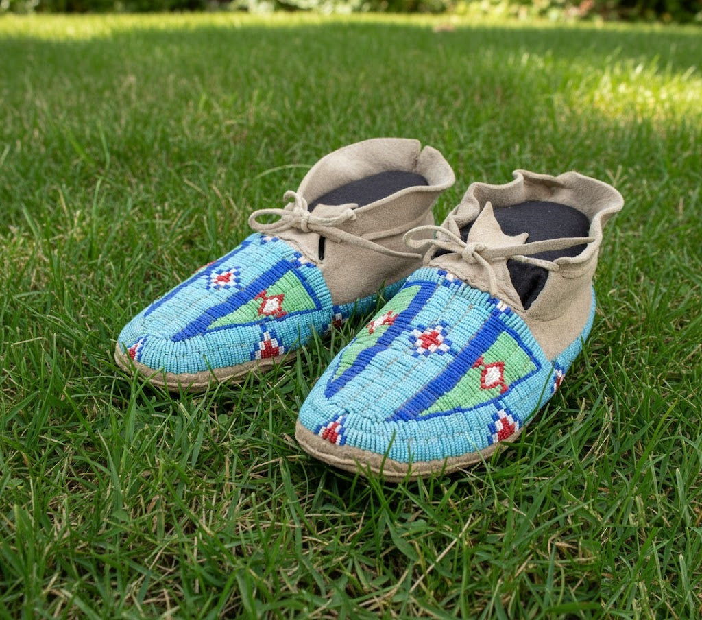 Native American Beaded moccasin