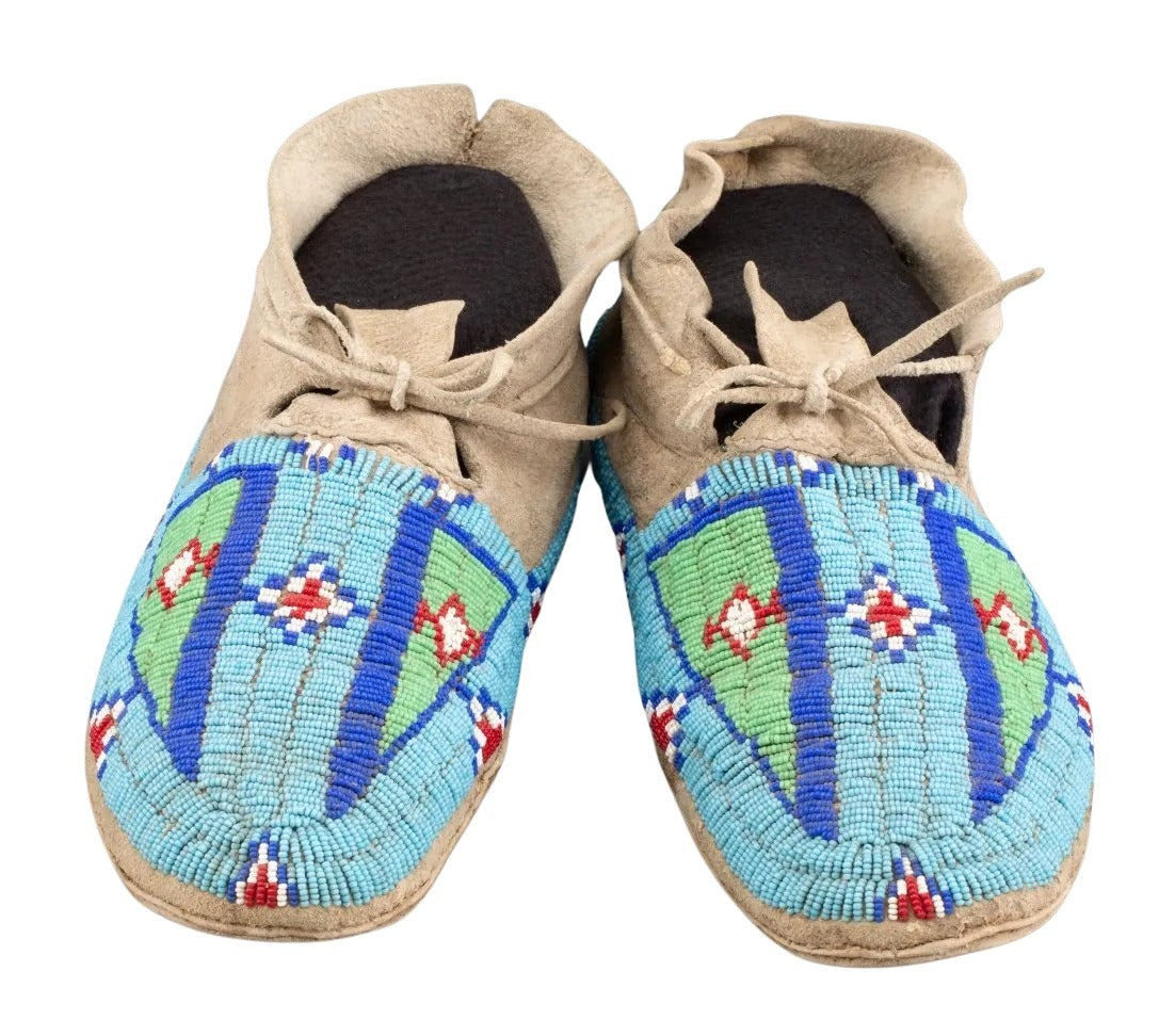Native American Beaded Moccasin