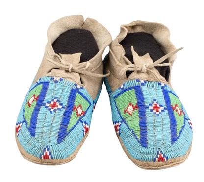 Native American Beaded Moccasin