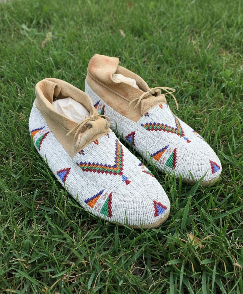 Native American Beaded moccasin