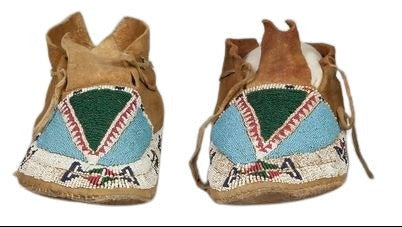 Native American Beaded Moccasin