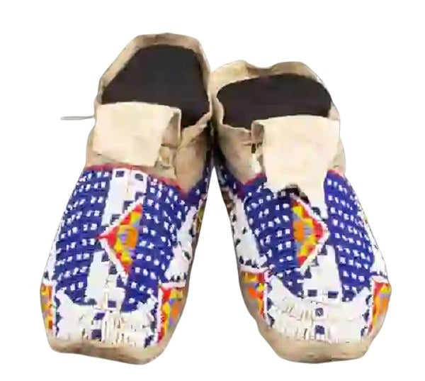 Native American Beaded Moccasin