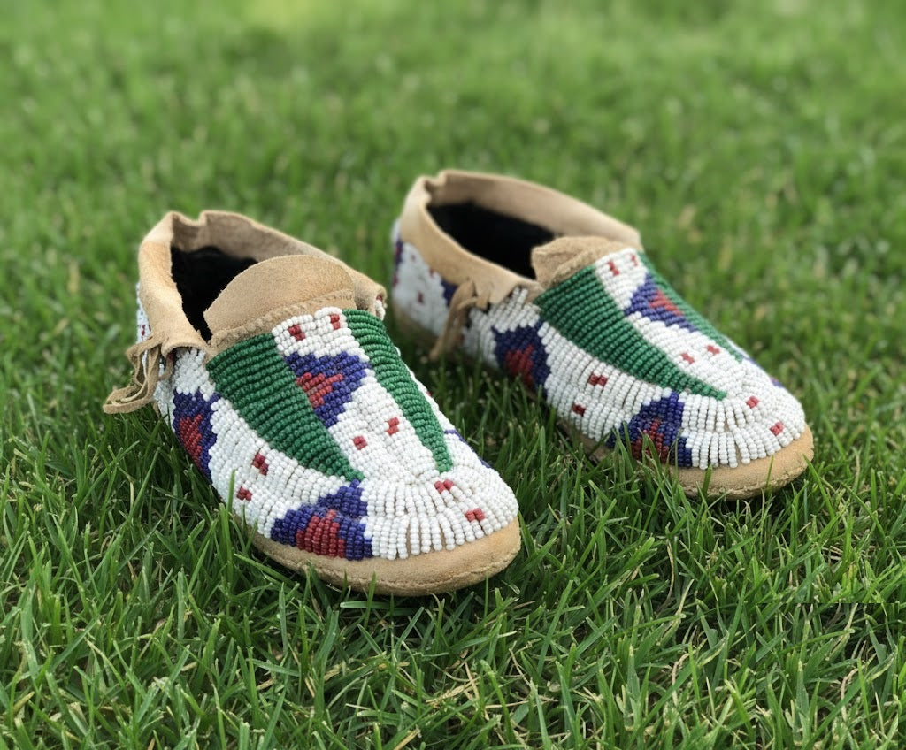 Native American Beaded moccasin