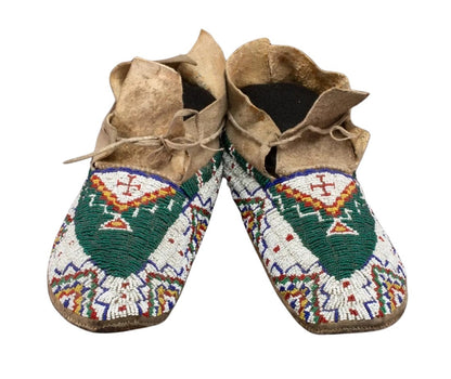Native American Beaded Moccasin