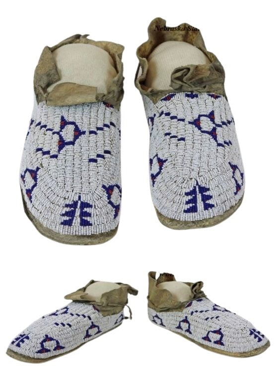 Native American Beaded Moccasin