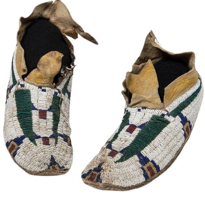 Native American Beaded Moccasin