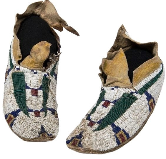 Native American Beaded Moccasin