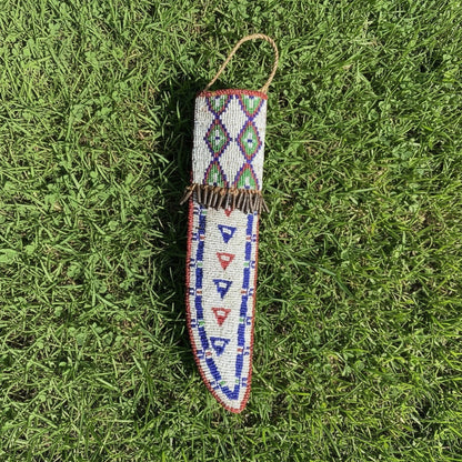 Native American Beaded Knife Sheath
