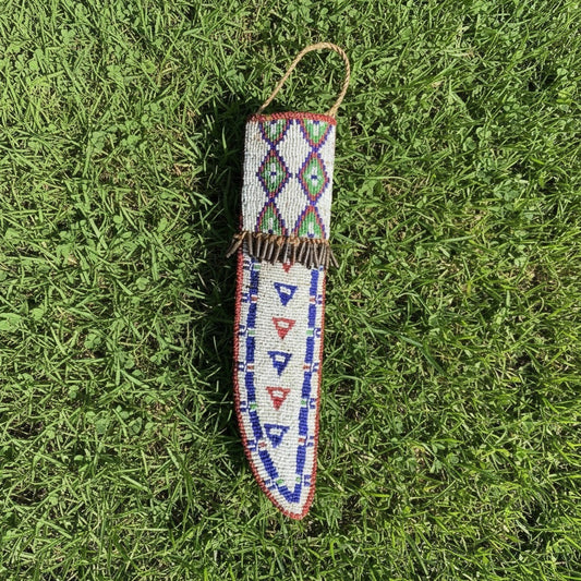 Native American Beaded Knife Sheath