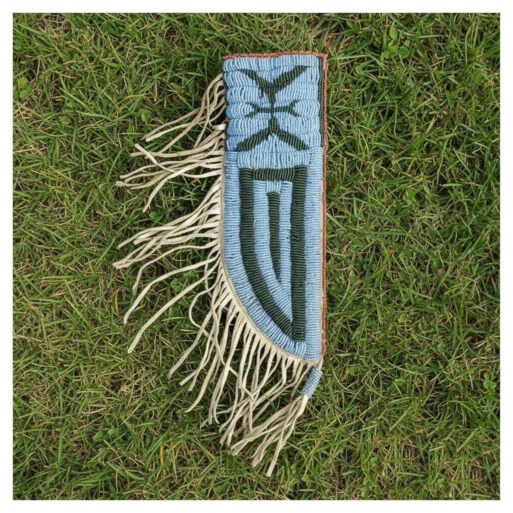 Native American Beaded Knife Sheath