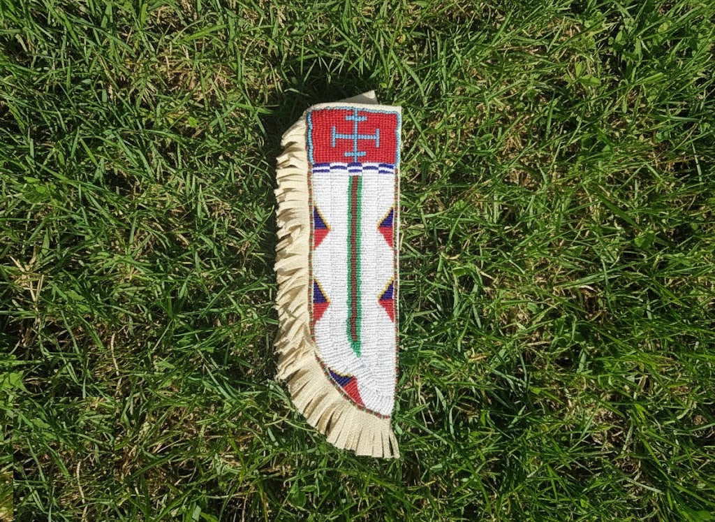 Native American Beaded Knife Sheath