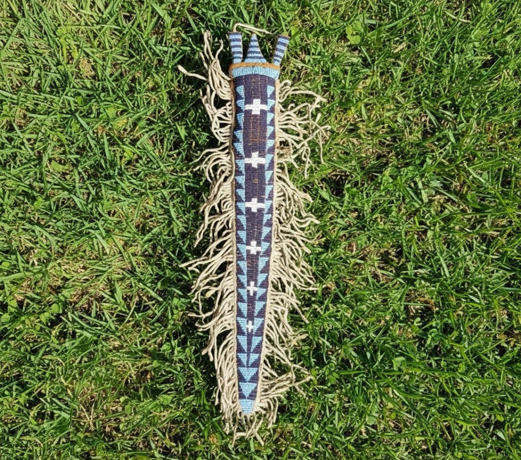 Native American Beaded Knife Sheath