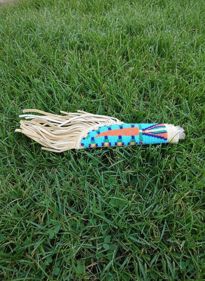 Native American Beaded Knife Sheath