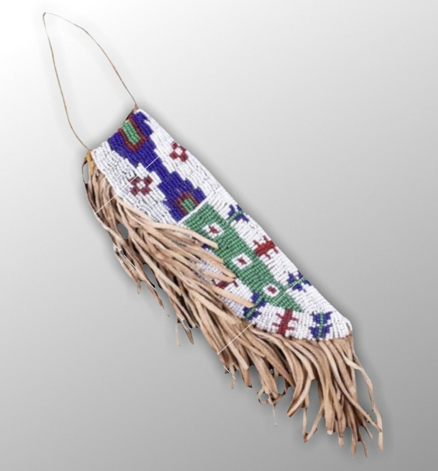 Native American Beaded Knife Sheath for Powwow PWKN103