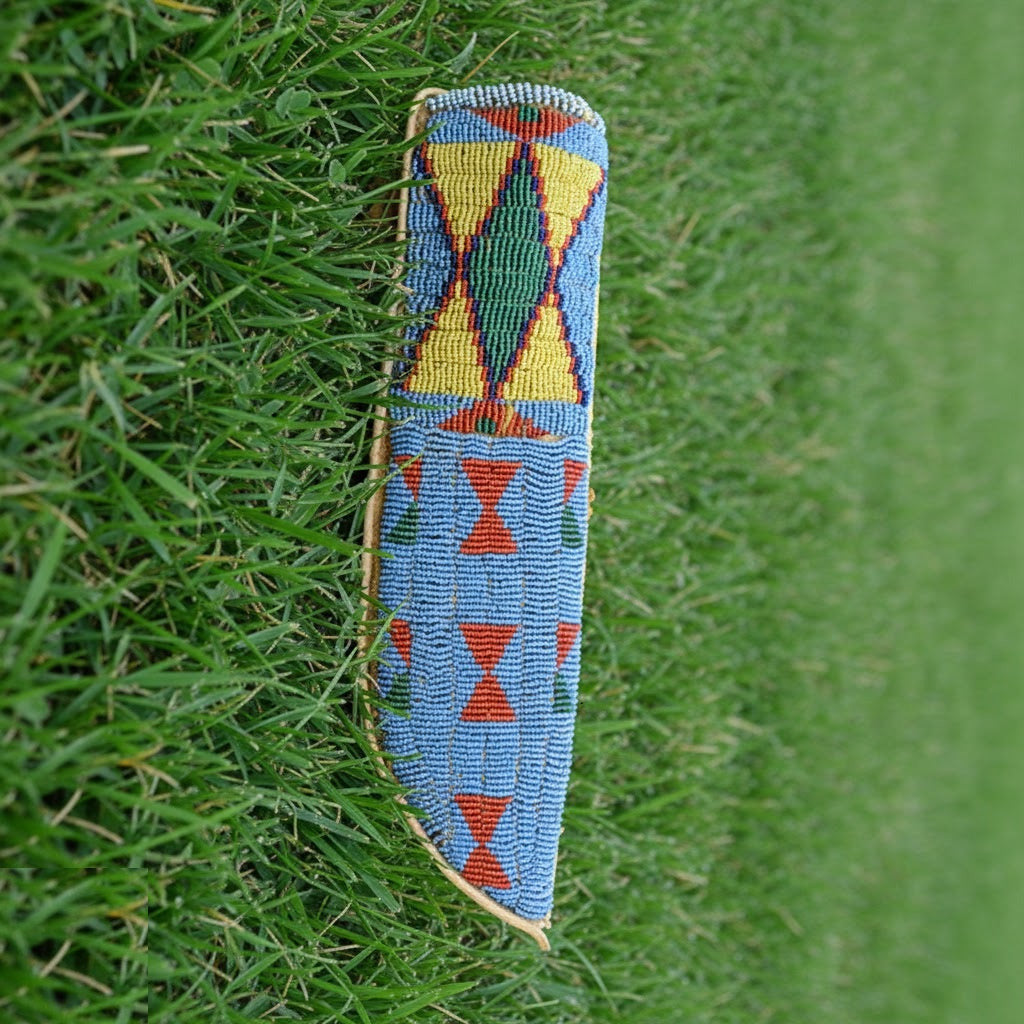 Native American Beaded Knife Sheath