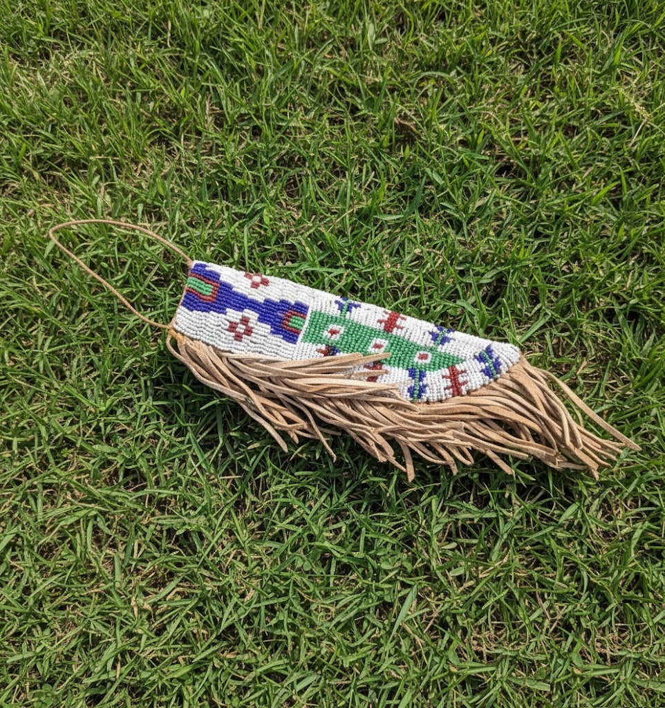Native American Beaded Knife Sheath