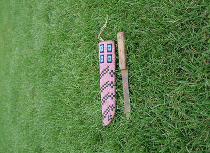 Native American Beaded Knife Sheath