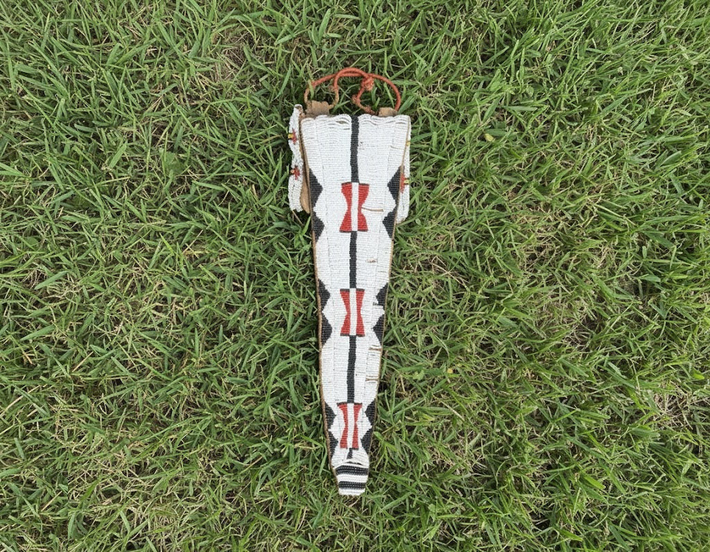 Native American Beaded Knife Sheath