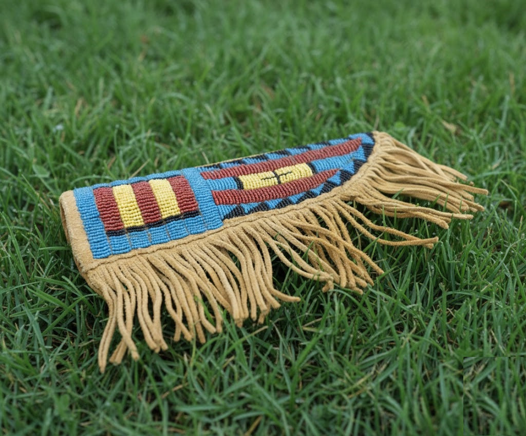 Native American Beaded Knife Sheath
