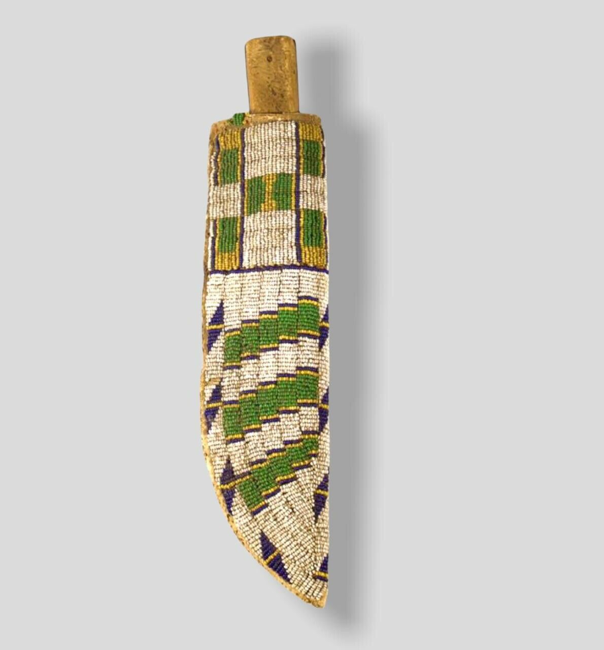 Native American Beaded Knife Sheath for Powwow PWKN107