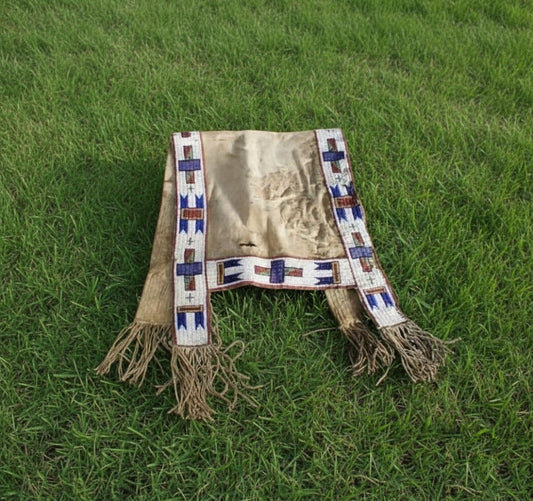 Native American Beaded Saddle Blanket