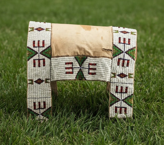 Native American Beaded Saddle Blanket