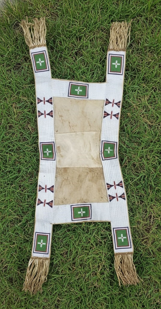 Native American Beaded Saddle Blanket