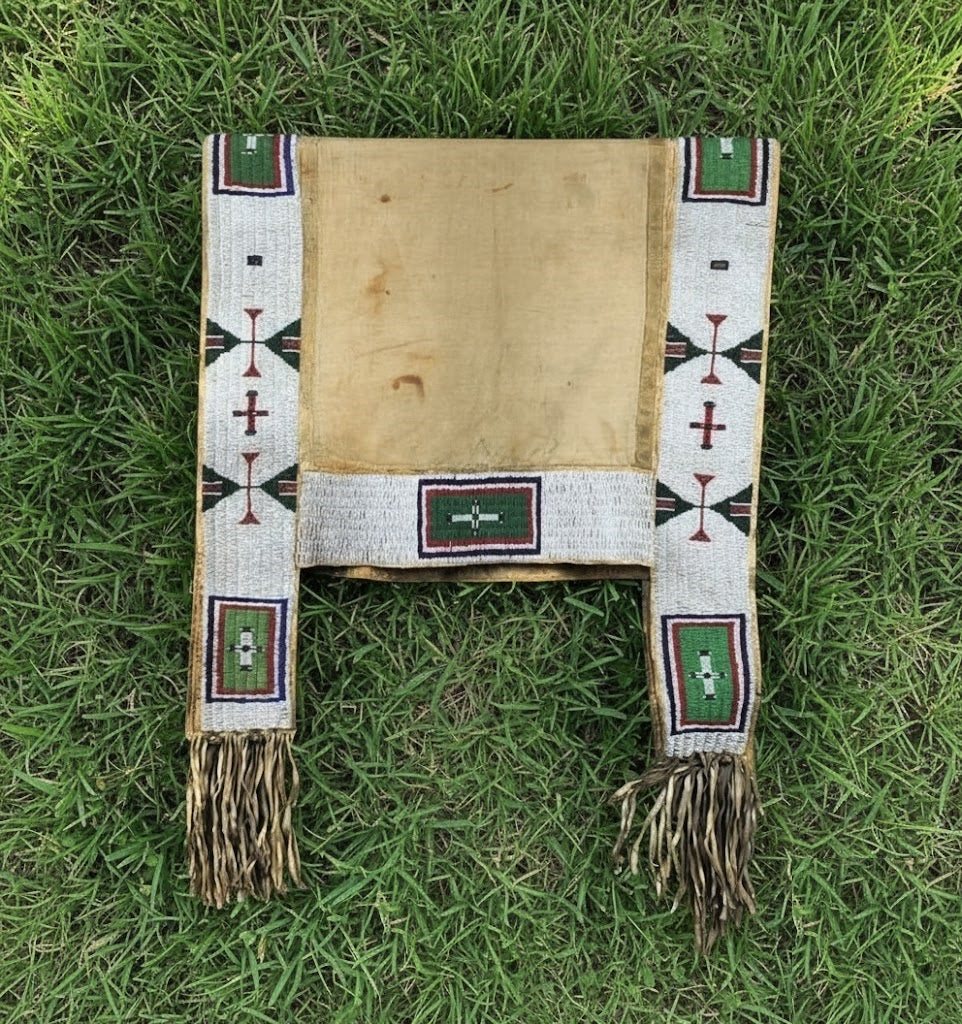 Native American Beaded Saddle Blanket
