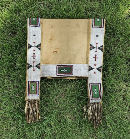 Native American Beaded Saddle Blanket