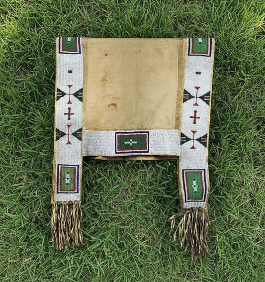 Native American Beaded Saddle Blanket