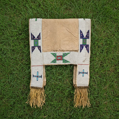 Native American Beaded Saddle Blanket