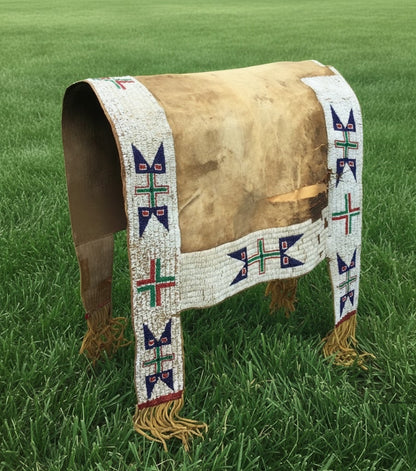 Native American Beaded Saddle Blanket