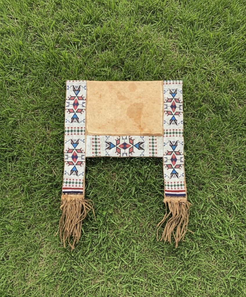 Native American Beaded Saddle Blanket